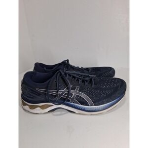 ASICS Gel Kayano 27 Mens Running Shoes Size 11.5 US Blue Silver Sneakers